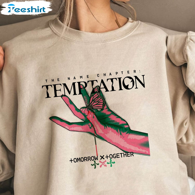 Tomorrow X Together World Tour Sweatshirt, Temptation Album Long Sleeve Tee Tops