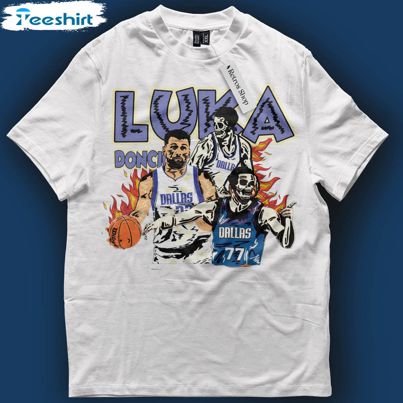 Limited Luka Doncic Tshirt Luka Doncic Shirt Vintage 90s Oversize Shirt  Homage Retro Classic Graphic Tee Unisex SG183