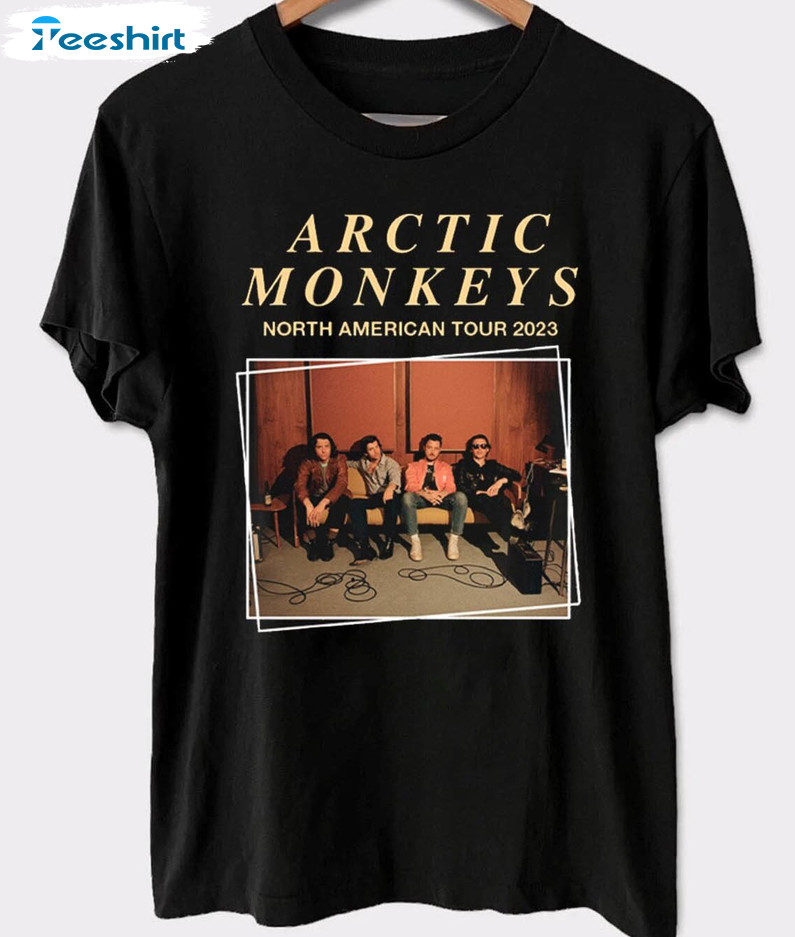 Arctic Monkeys Tour Shirt, North American Tour Unisex T-shirt Long Sleeve