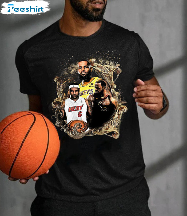 Lebron All Time Scoring Leader Shirt, Los Angeles Lakers Bron King James Unisex T-shirt Short Sleeve