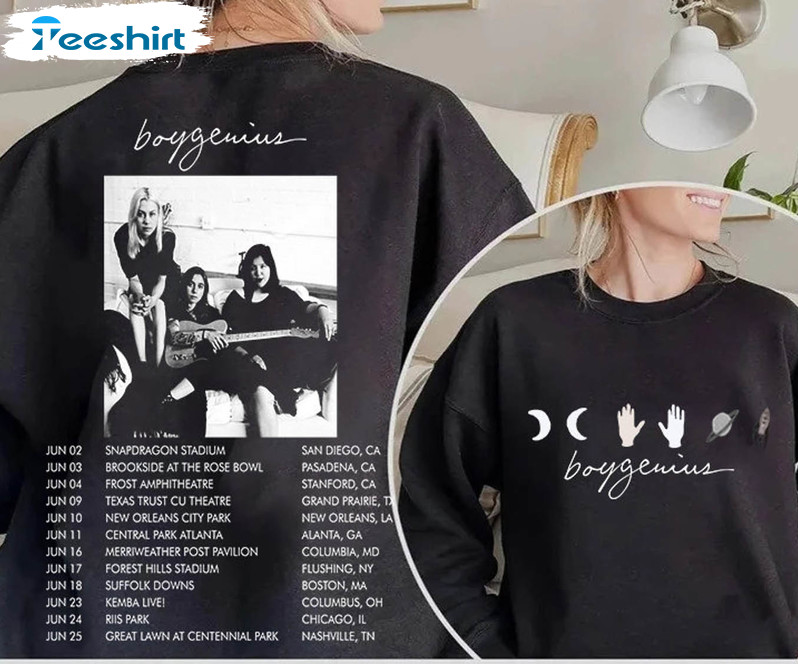 Boygenius Band Trendy Shirt, Reset Tour 2023 Tee Tops Long Sleeve