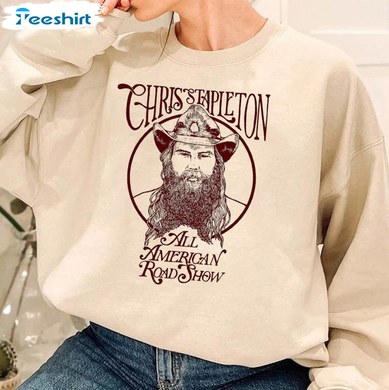 Chris Stapleton Vintage Shirt , Stapleton Music Tour Unisex T-shirt Short Sleeve