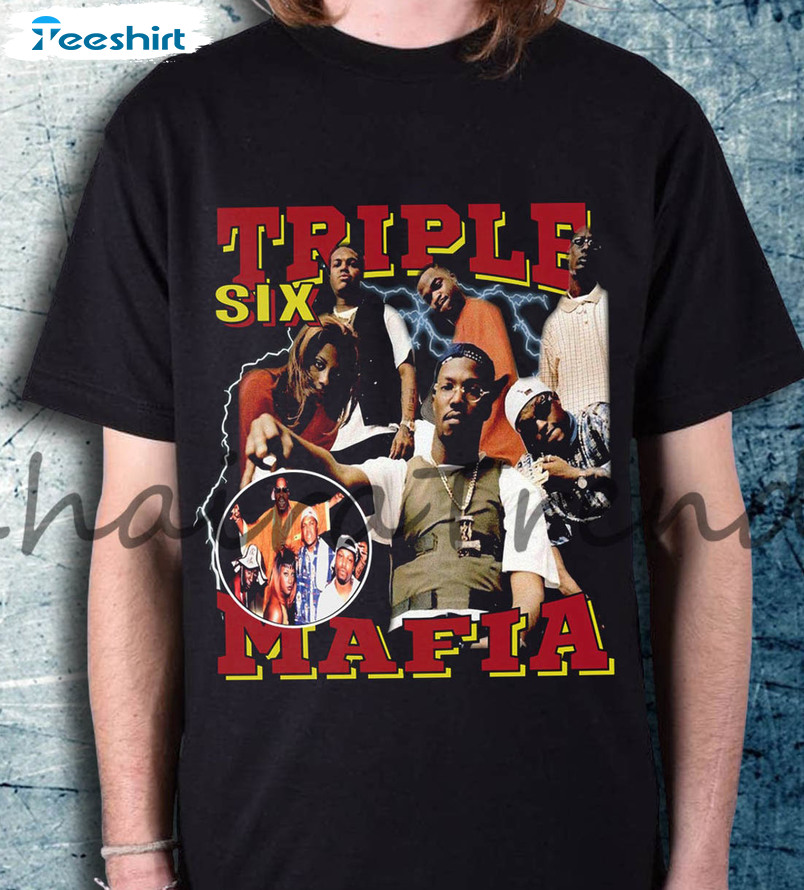 Triple Six Mafia Rap Hiphop Shirt, Trendy Music Sweatshirt Unisex T-shirt