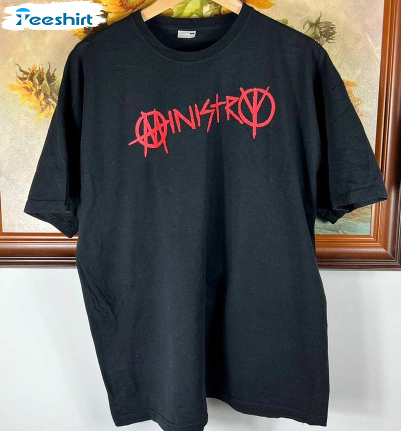Ministry Vintage 90s Band Trendy Sweatshirt, Unisex T-shirt