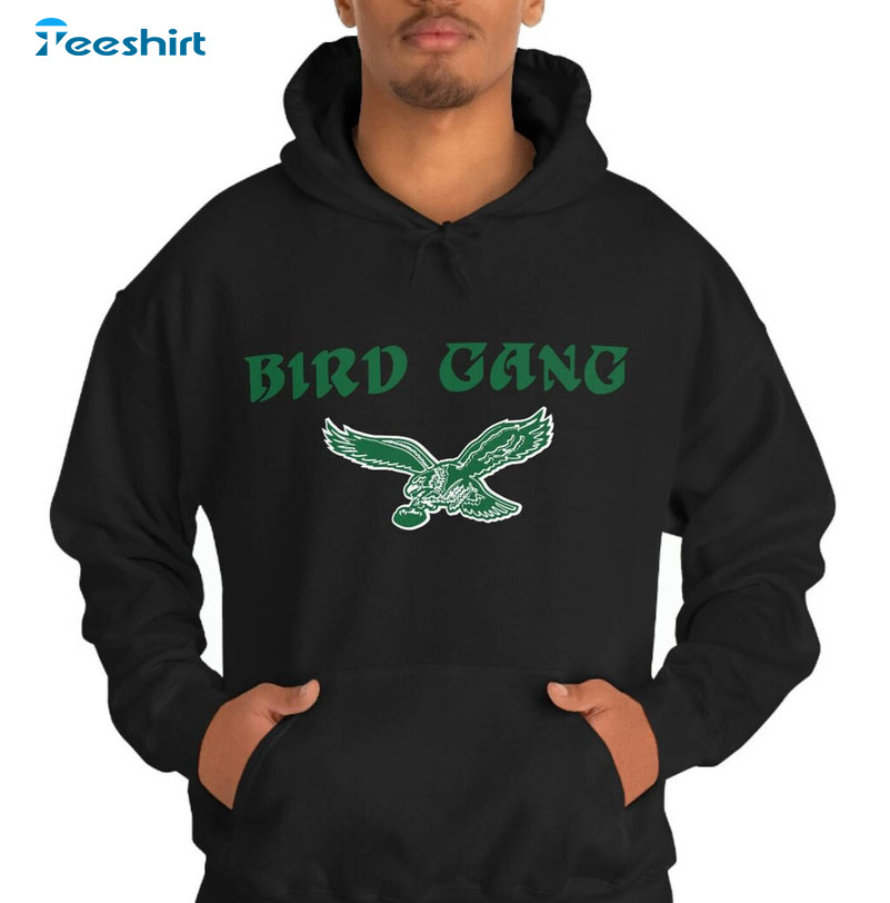 Bird Gang Sweatshirt, Philadelphia Football Crewneck Unisex Hoodie