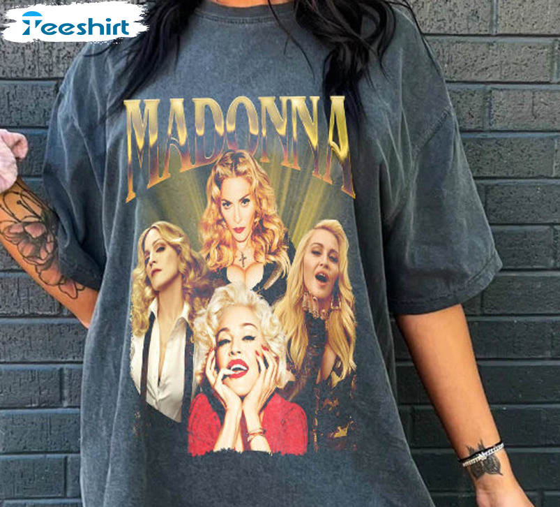Madonna Vintage Shirt, Madonna The Celebration Tour 2023 Unisex Hoodie Long Sleeve