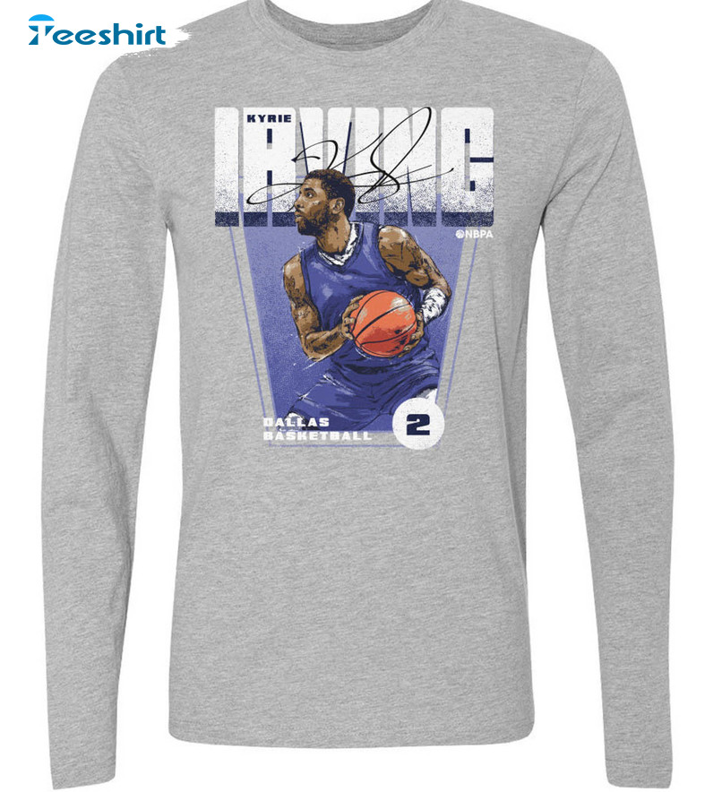 Kyrie Irving Trendy Shirt, Vintage Dallas Basketball Short Sleeve Sweatshirt