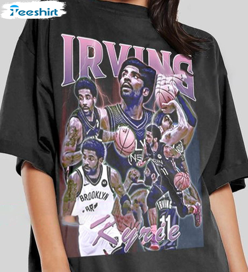 Kyrie Irving Basketball Shirt, Trendy Long Sleeve Sweater