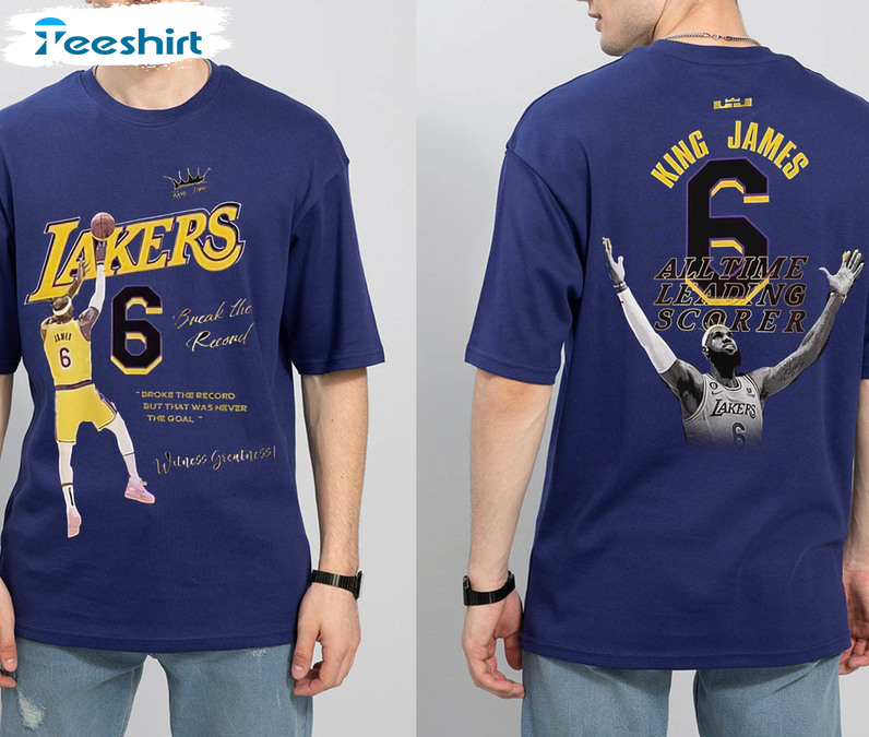 King James Shirt , All Time Scoring 38388 Unisex T-shirt Crewneck