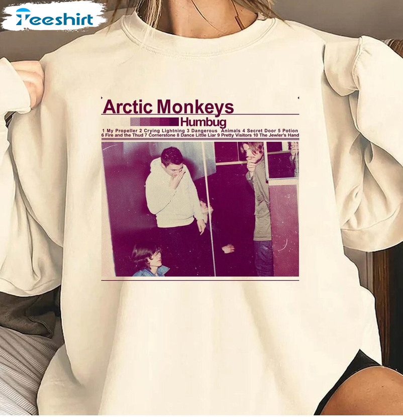 Arctic Monkeys Rock Band Shirt , Arctic Monkeys Essential Sweatshirt Short Sleeve