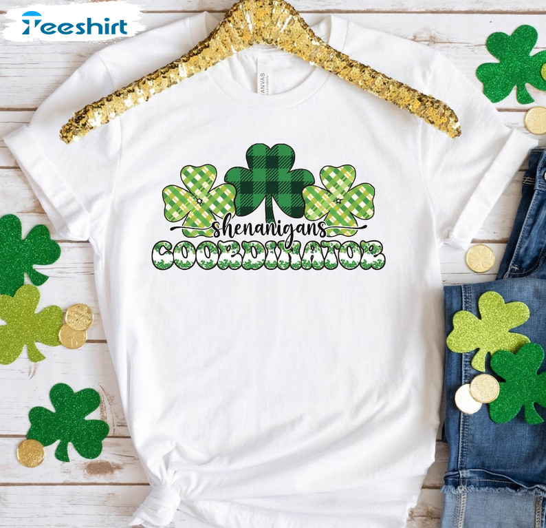 Shenanigans Coordindator St Patricks Day Cute Sweatshirt, Unisex Hoodie