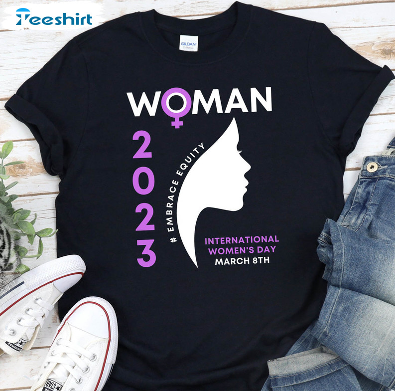 International Women's Day 2023 Vintage Shirt, Trendy Unisex Hoodie Long Sleeve