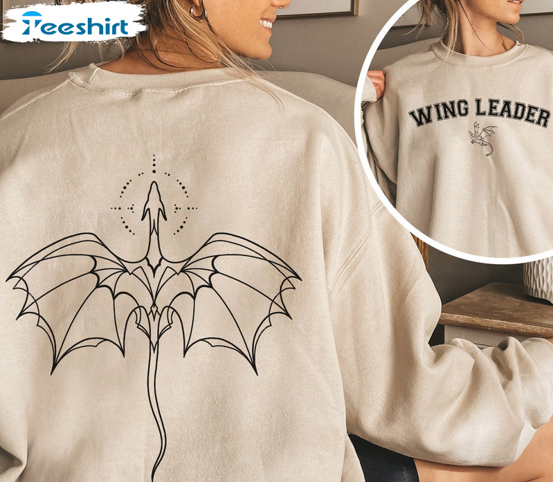 Wing Leader Sweatshirt, Throne Of Glass Unisex Hoodie Short Sleeve