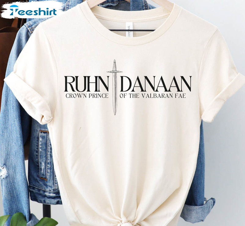 Ruhn Dannan Vintage Shirt, Crescent City Crown Prince Of The Valbaran Tee Tops Unisex T-shirt