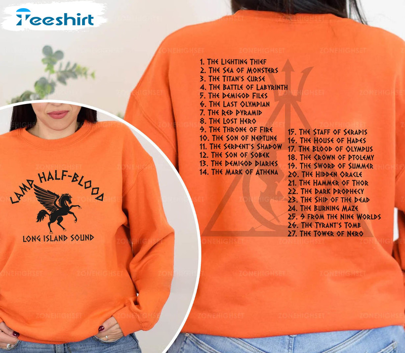 Percy Jackson Camp Half Blood Sweatshirt, Trendy Unisex Hoodie Long Sleeve