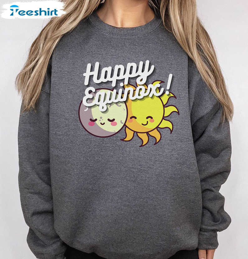 Happy Spring Equinox Shirt, Cute Ostara Unisex Hoodie Short Sleeve