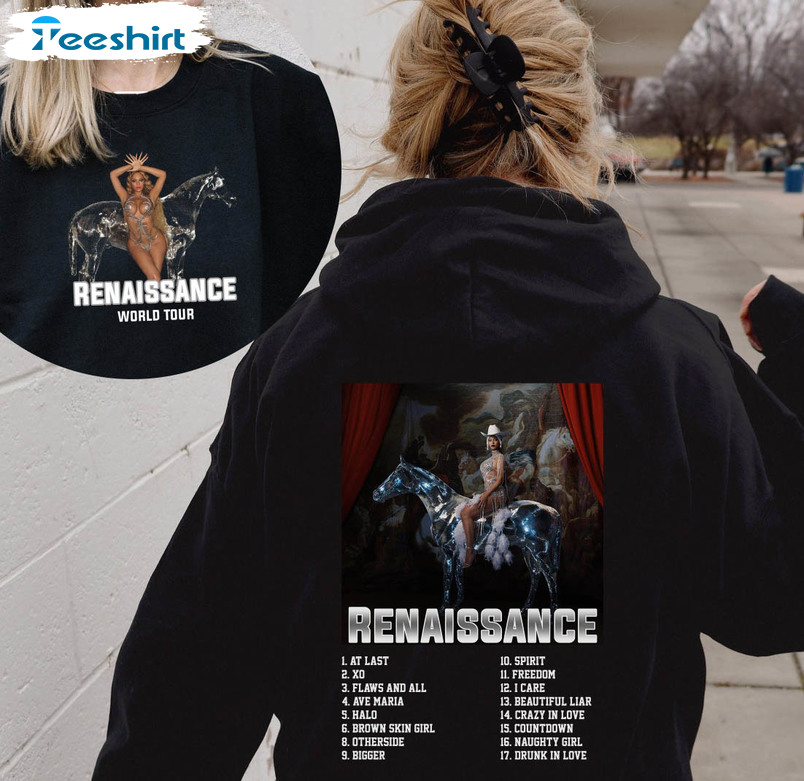 Renaissance World Tour 2023 Shirt, Trendy Sweater Long Sleeve