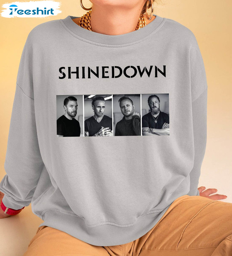 Shinedown Band Trendy Shirt, The Revolutions Live 2023 Crewneck Short Sleeve