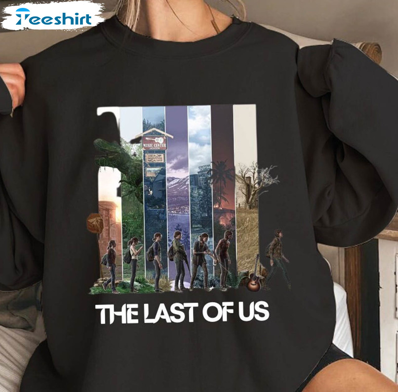 Vintage The Last Of Us Shirt, Video Game Tv Series Short Sleeve Long Sleeve