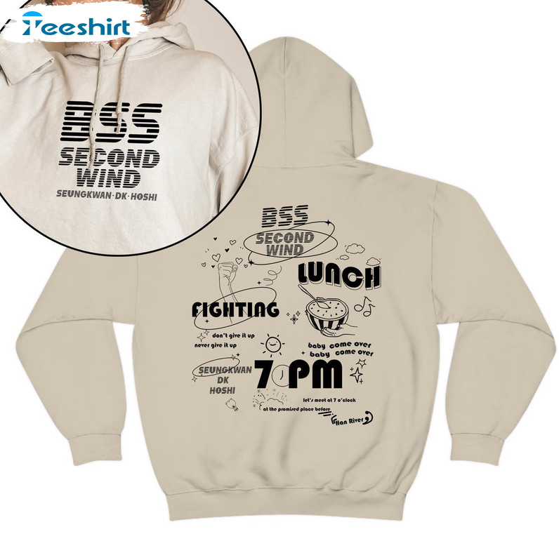 Bss Second Wind Album Shirt, Trendy Bss Seventeen Short Sleeve Unisex Hoodie