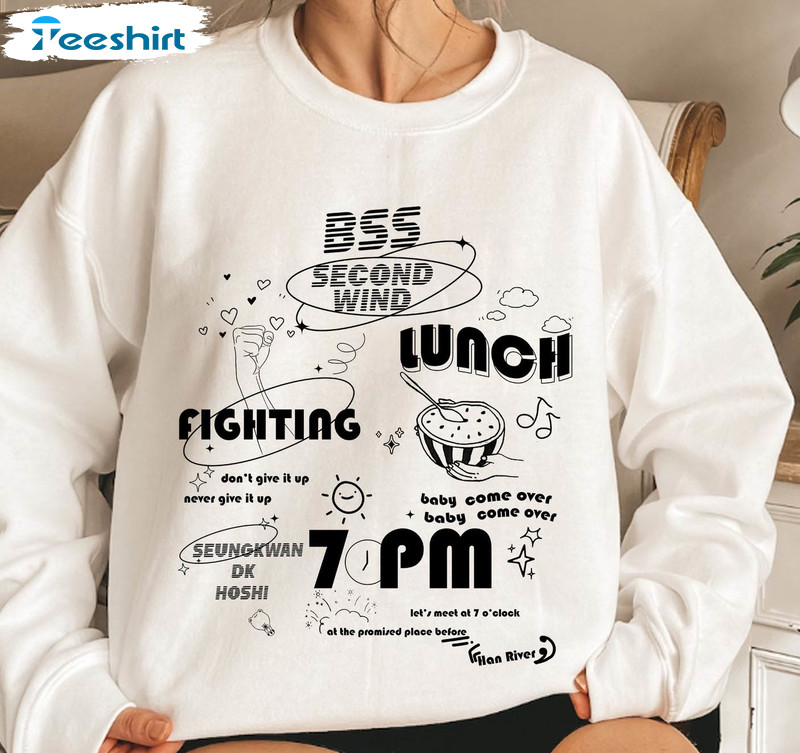 Bss Second Wind Track List Shirt, Trendy Fighting Bss Unisex Hoodie Crewneck