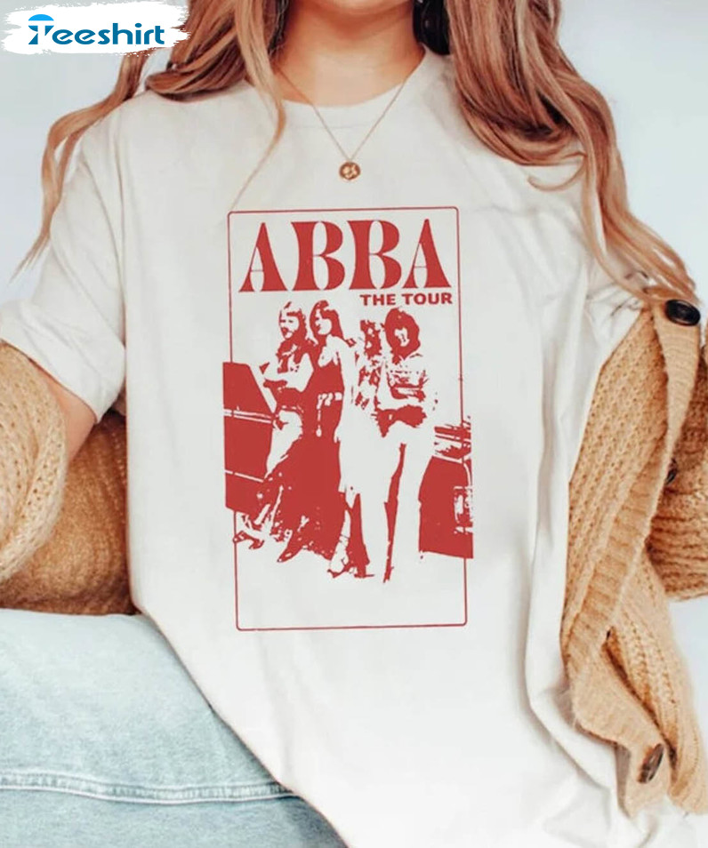 Abba The Tour 1979 Shirt, Vintage Abba Band Crewneck Unisex Hoodie