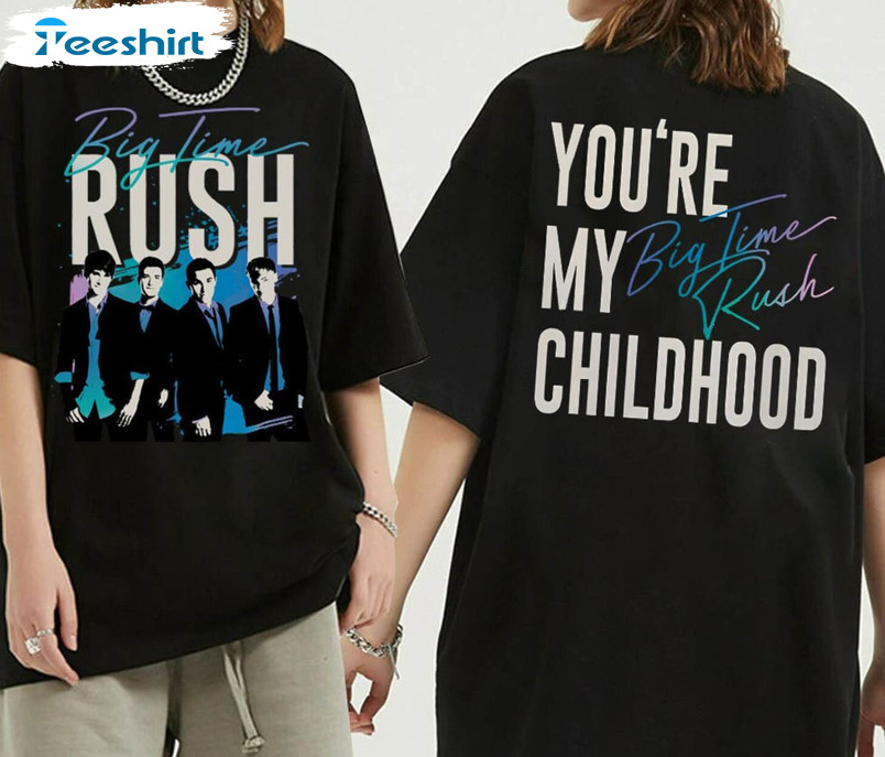 Big Time Rush Band Tour 2023 Shirt, Pop Music 2023 Long Sleeve Hoodie