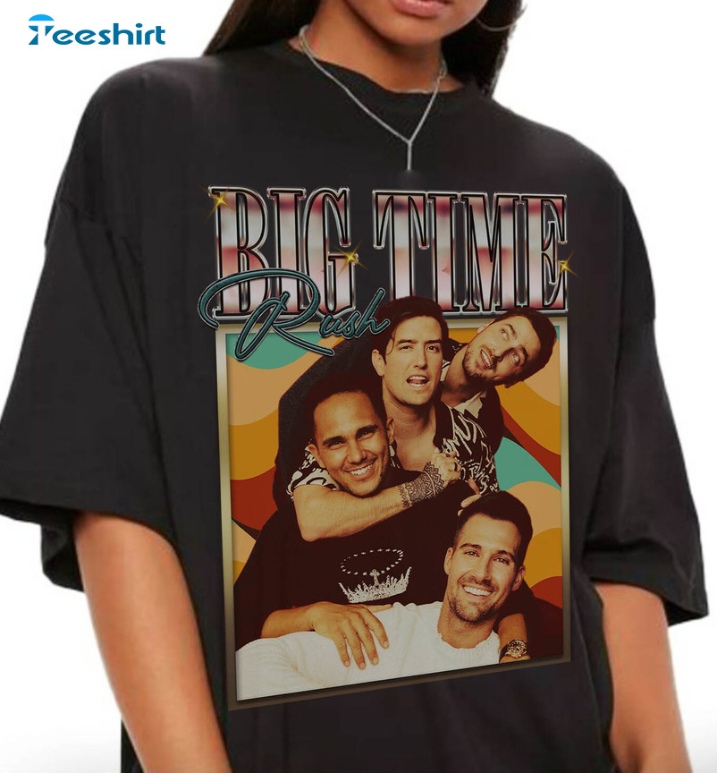 Vintage Big Time Rush Shirt , Retro Can't Get Enough Tour Long Sleeve Short Sleeve