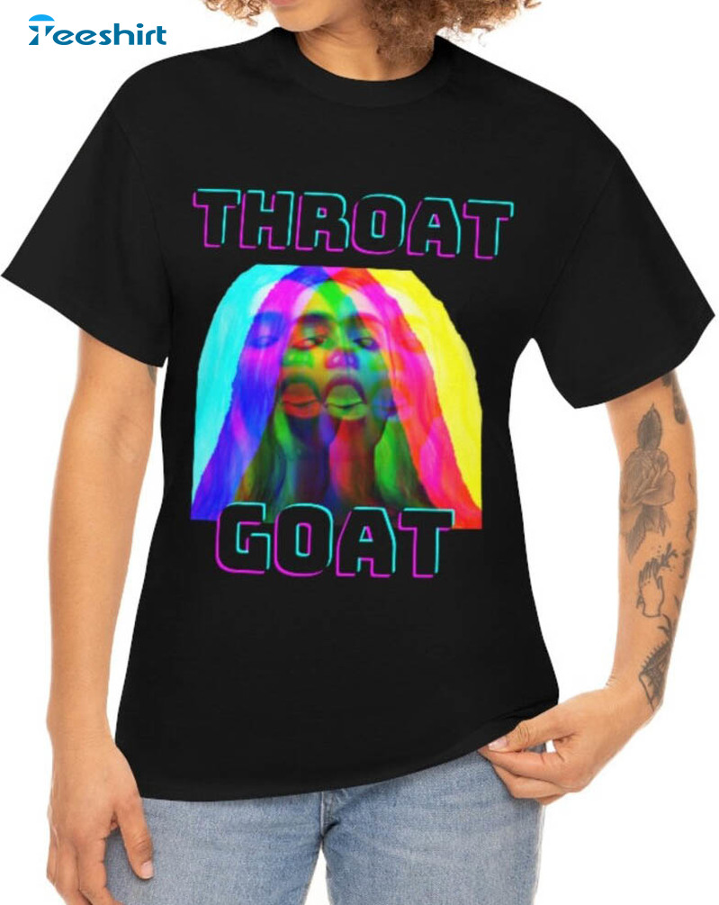 Throat Goat Funny Shocker Shirt, Trendy Naughty Jokes Crewneck Unisex Hoodie