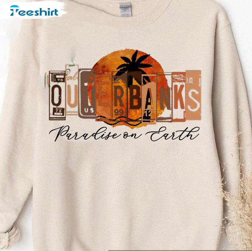 Vintage Outer Banks Sweatshirt , Pogue Life North Carolina Short Sleeve Crewneck