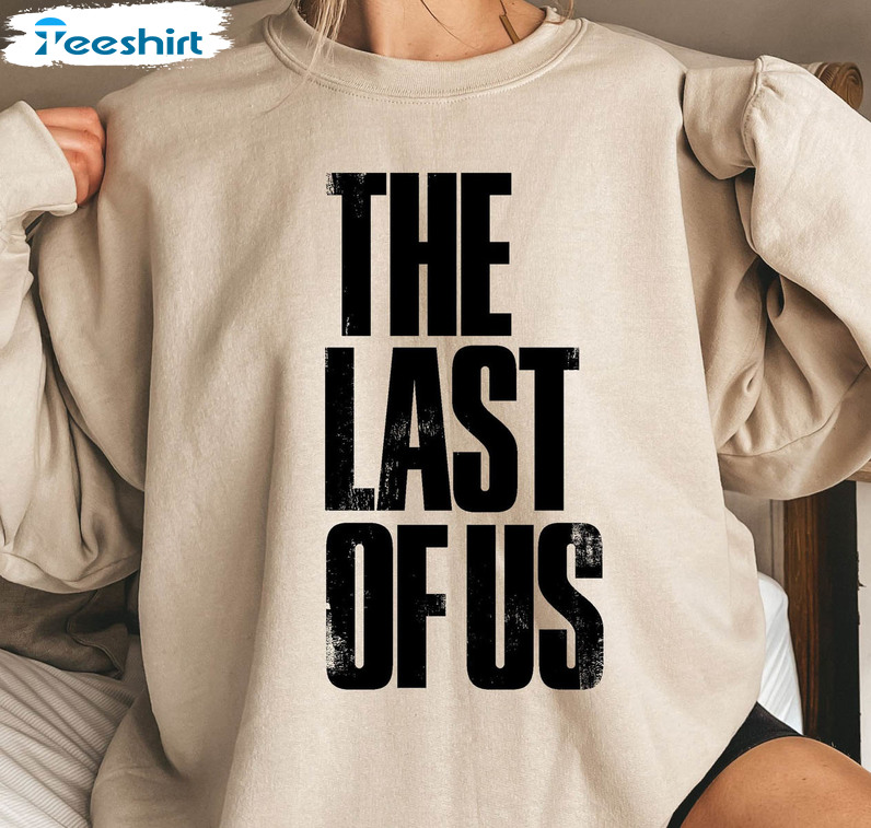 Last Of Us Sweatshirt , Joel And Ellie Sweater Short Sleeve