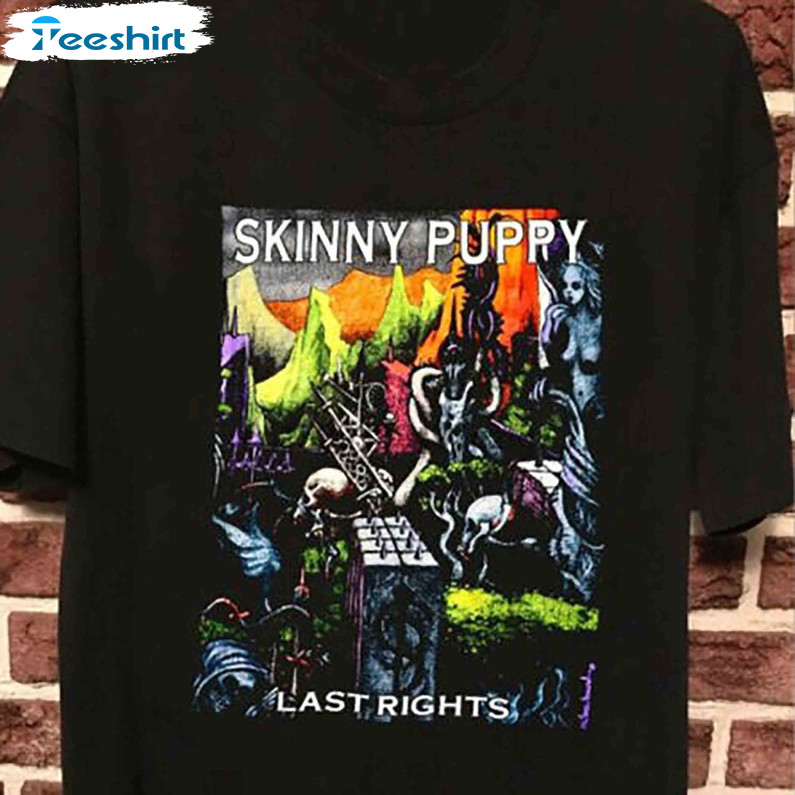 Skinny Puppy Last Rights Shirt, Trendy Skinny Puppy Band Unisex Hoodie Tee Tops