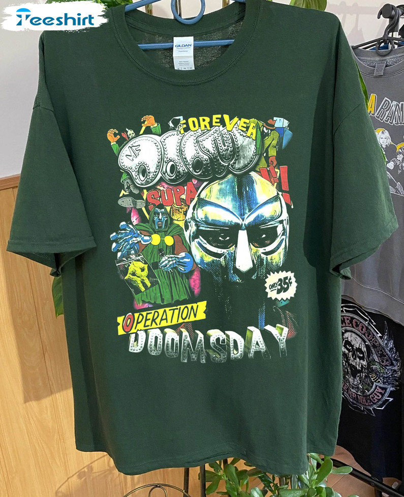 Vintage Mf Doom Shirt , Mf Doom Hip Hop Hip Hop Unisex T-shirt Long Sleeve
