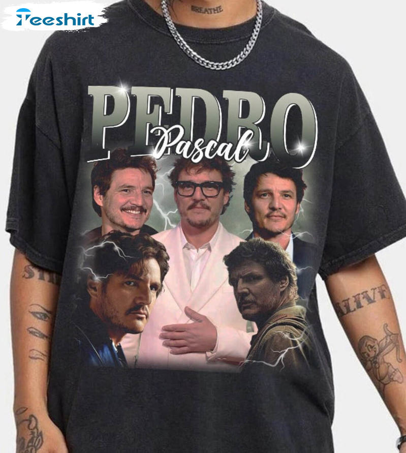 Vintage Pedro Pascal Shirt, The Last Of Us Sweater Unisex T-shirt