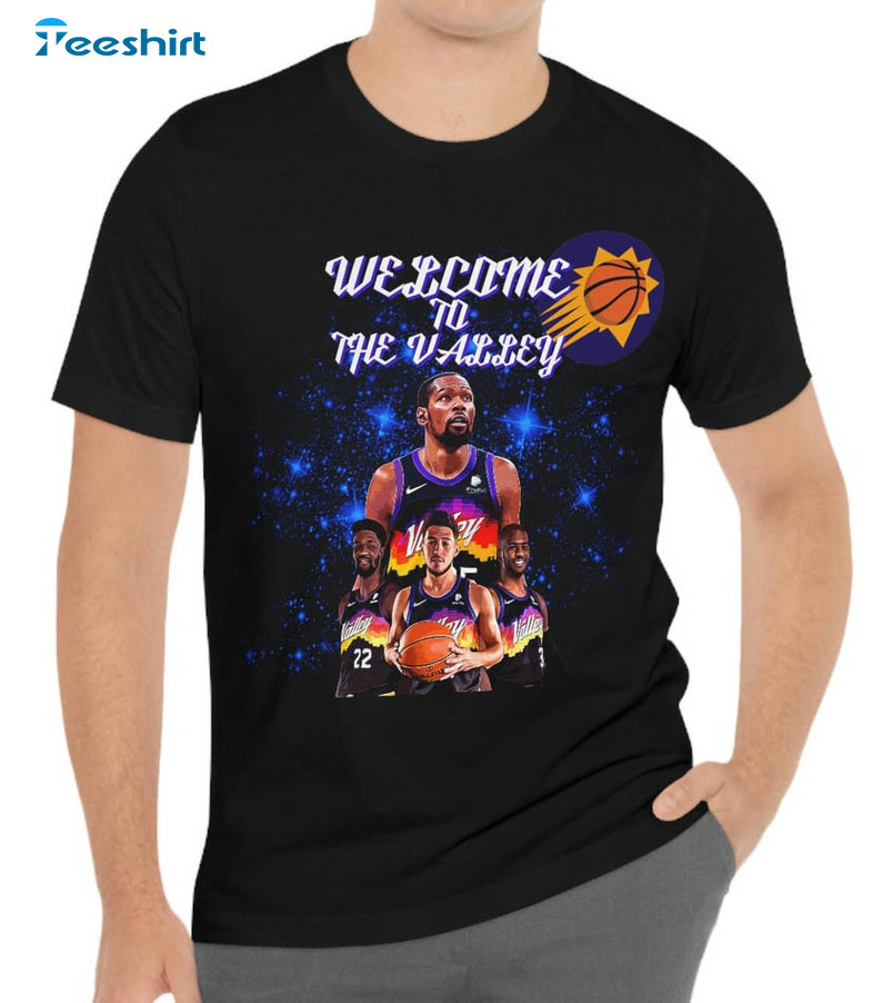 Welcome To Phoenix Shirt, Phoenix Basketball Short Sleeve Tee Tops