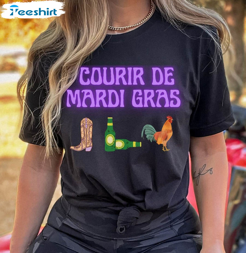 Louisiana Mardi Gras Funny Shirt, Trending Unisex T-shirt Short Sleeve