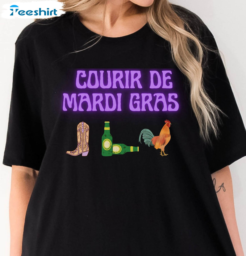 Louisiana Mardi Gras Funny Shirt, Trending Unisex T-shirt Short Sleeve