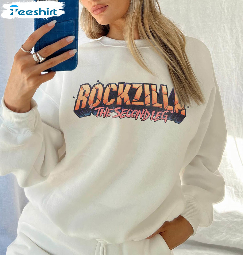 Rockzilla The Second Leg Tour 2023 Trendy Shirt, Papa Roach Rockzilla Short Sleeve Crewneck