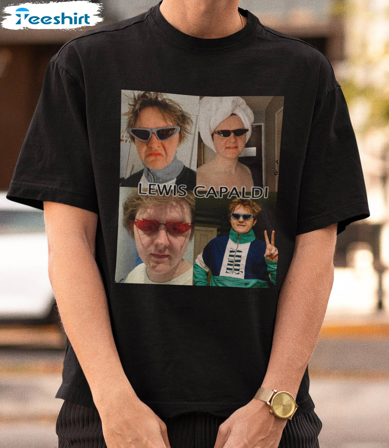 Lewis Capaldi Vintage Shirt, Meme Lewis Capaldi Funny Unisex T-shirt Long Sleeve
