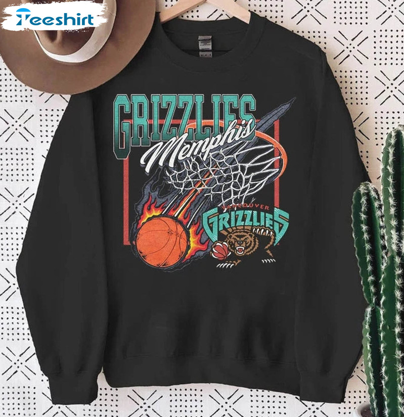 Memphis Basketball Team Shirt, Vintage Unisex T-shirt Long Sleeve