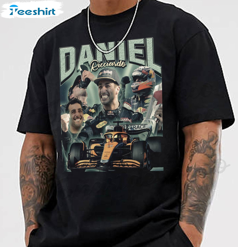 Daniel Ricciardo Trendy Shirt, F1 Formula Racing Long Sleeve Unisex Hoodie