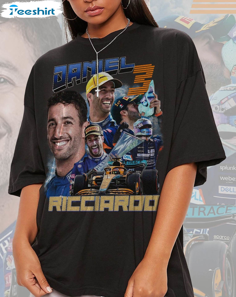 Daniel Ricciardo Mclaren Racing Shirt, Trendy F1 Formula 1 Unisex Hoodie Long Sleeve