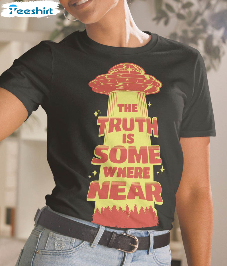 Th Truth Is Some Where Near Shirt, Lake Huron Unisex T-shirt Short Sleeve