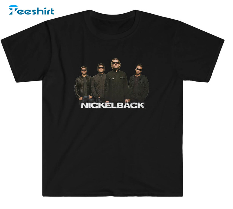 Nickelback Band Trendy Shirt, Vintage Unisex T-shirt Short Sleeve