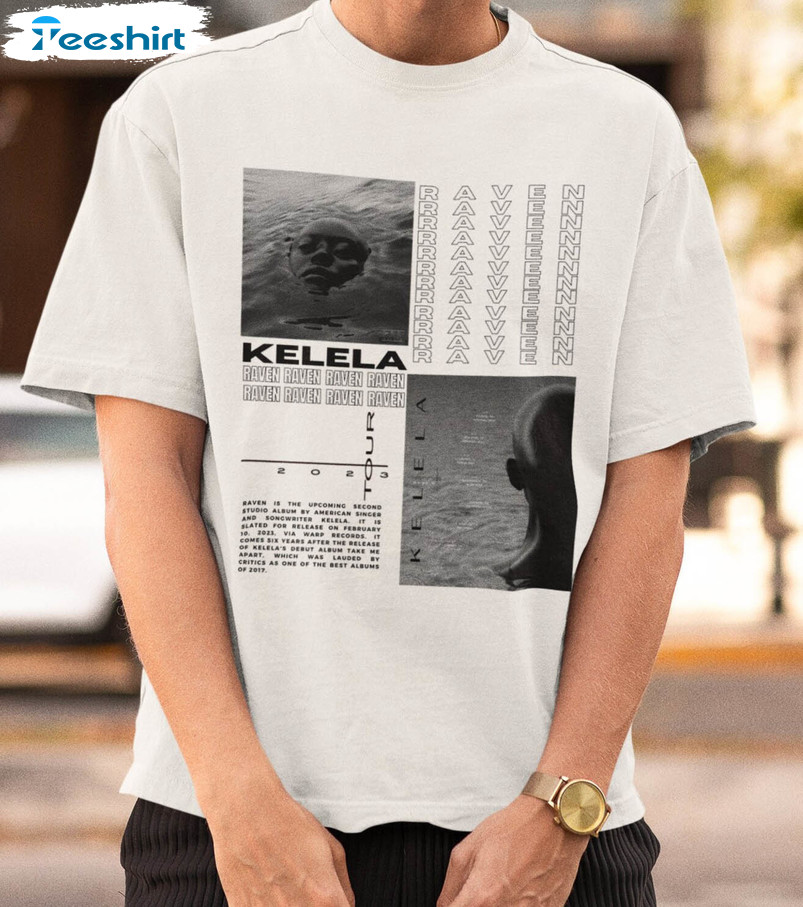 Kelela Tour 2023 Shirt , Raven Tracklist Crewneck Unisex T-shirt