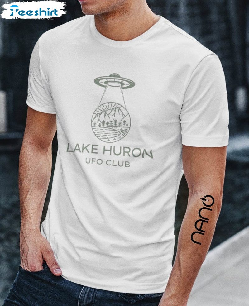 Lake Huron Ufo Balloon Shirt, Chinese Spy Balloon Unisex T-shirt Short Sleeve