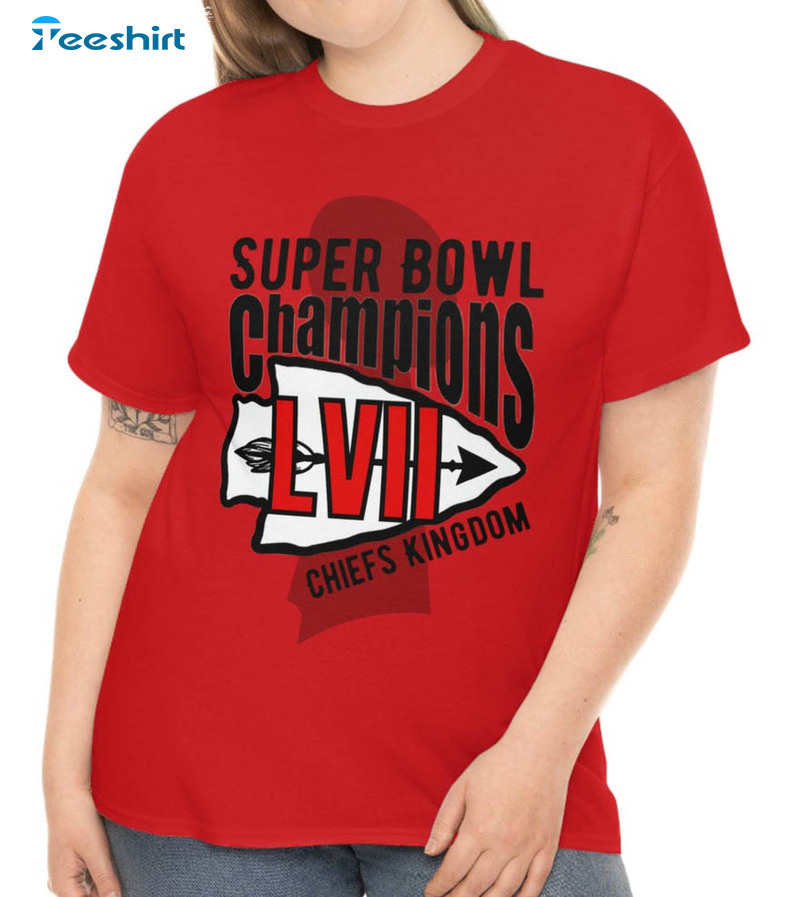 Kansas City Chiefs Superbowl Shirt, Chiefs Kingdom Unisex T-shirt Long Sleeve