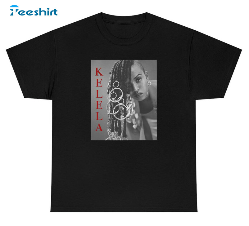 Raven Tour Kelela Trendy Shirt, Vintage New Album Short Sleeve Crewneck