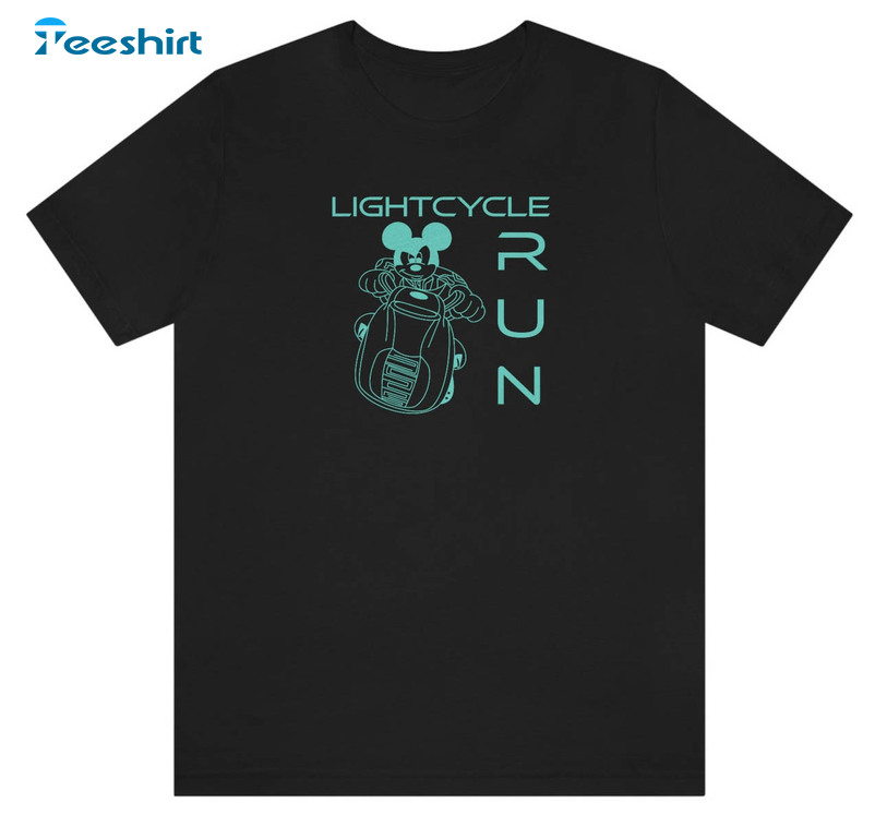 Lightcycle Run Trendy Shirt, Disney Vacation Long Sleeve Unisex Hoodie