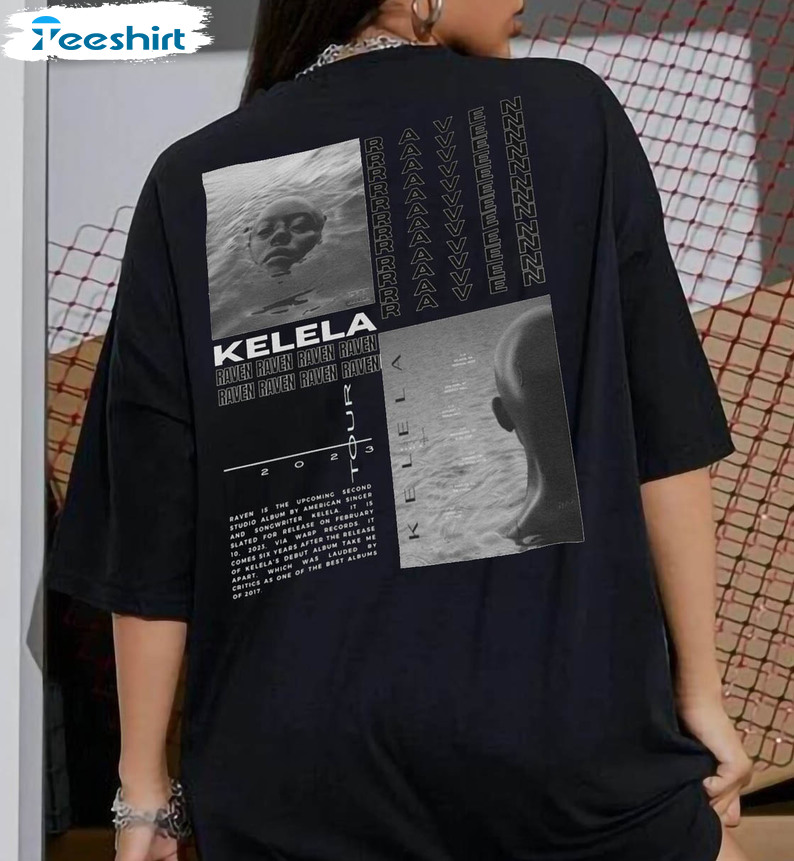 Kelela Tour 2023 Trendy Shirt, Kelela Raven Music Tour Unisex T-shirt Short Sleeve